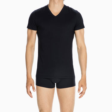 400206 Classic Tee-Shirt V Neck - 00RA Navy